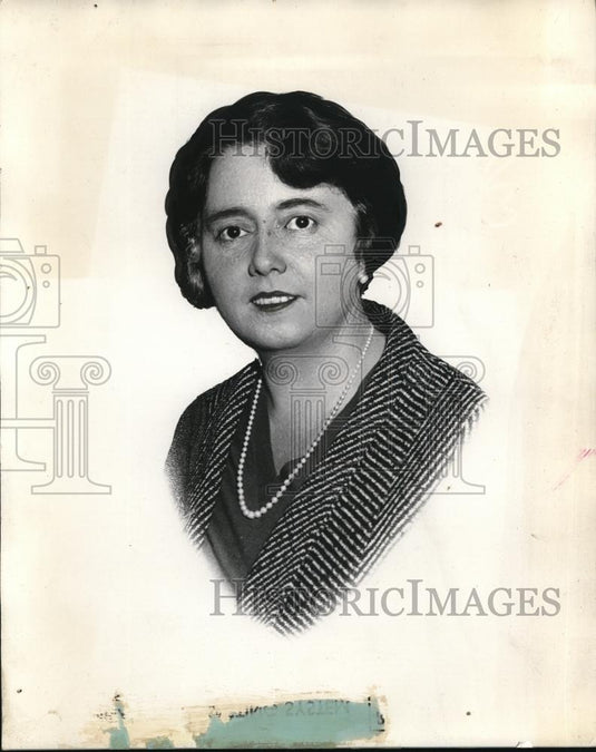 1931 Media Photo Elizabeth Schuman - Historic Images