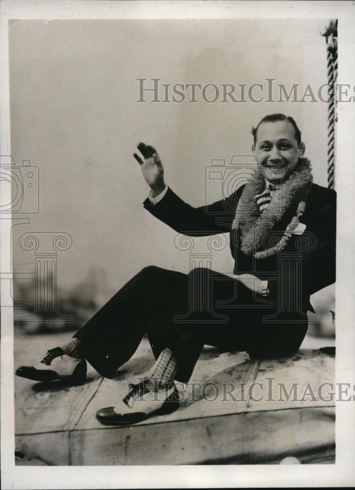 1932 Press Photo Boxer Midget Wolgast flyweight champ of the world - nes19923 - Historic Images