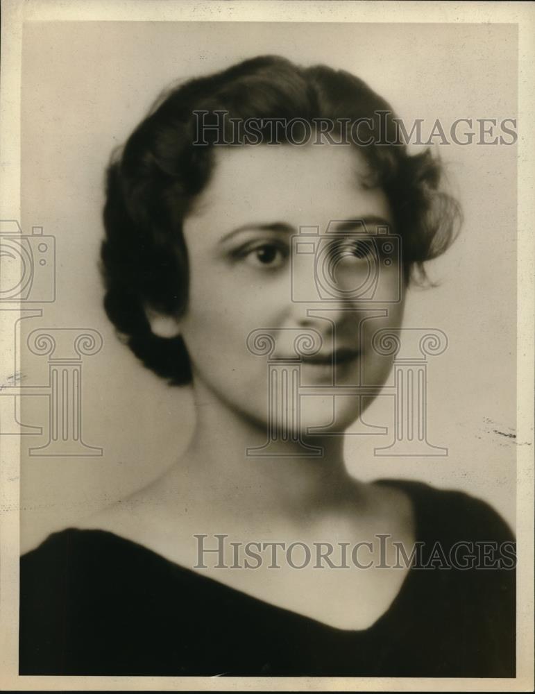 1934 Press Photo Miss Marian Hade Goldstene Artist - Historic Images