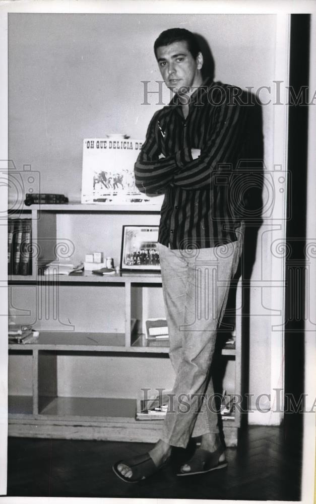 1967 Press Photo Carlos Eduardo Dolabella Brazilian Theatrical Producer - Historic Images