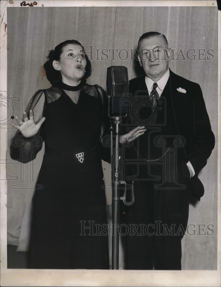 1936 Press Photo Elsie Tucker singer of I&#39;ve Got A Feeling - Historic Images