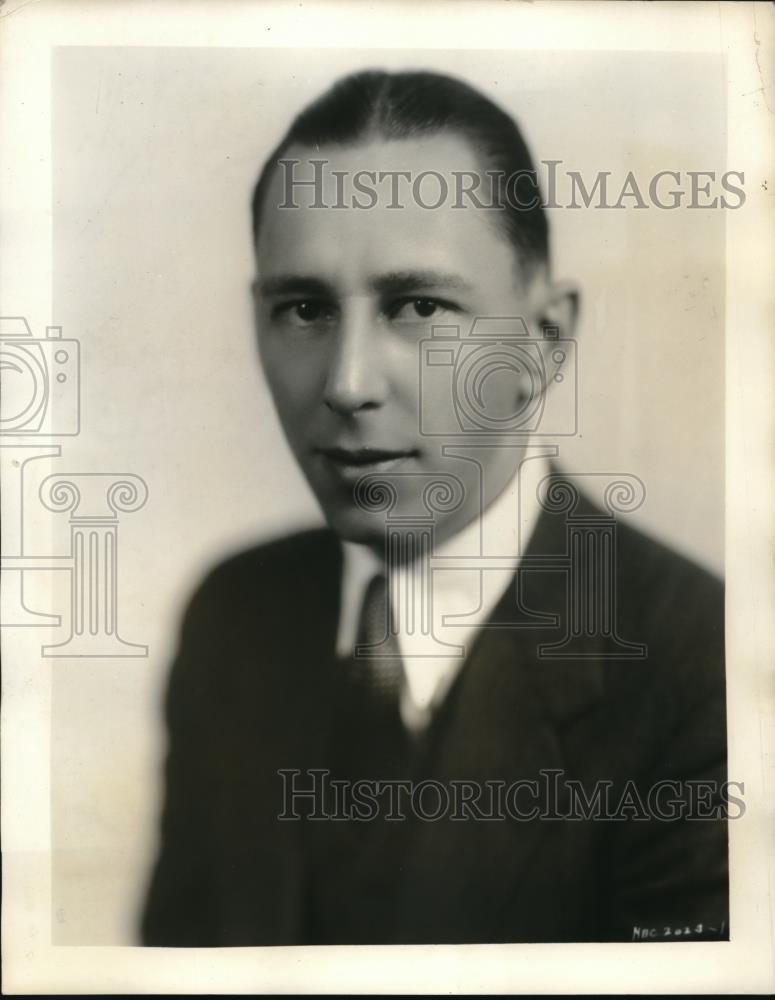 1931 Press Photo H Warden Wilson Is Winning Popularity For His Imitations - Historic Images