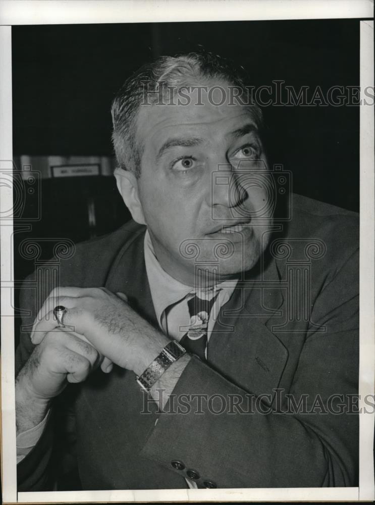 1946 Press Photo Arthur Brownstein Testifies In Court - Historic Images