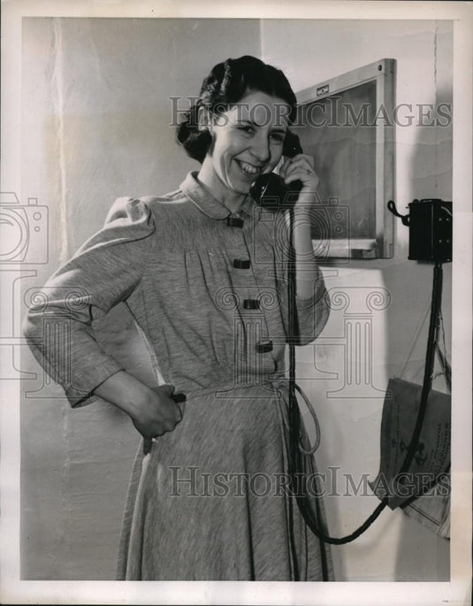 1939 Press Photo Helen Shaw, newly appointed coroner of Sussex County NJ - Historic Images