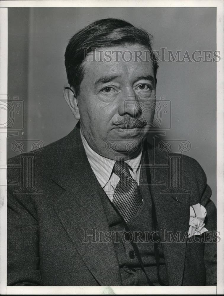 1934 Press Photo George H. Payne Member of Communication Committee - Historic Images