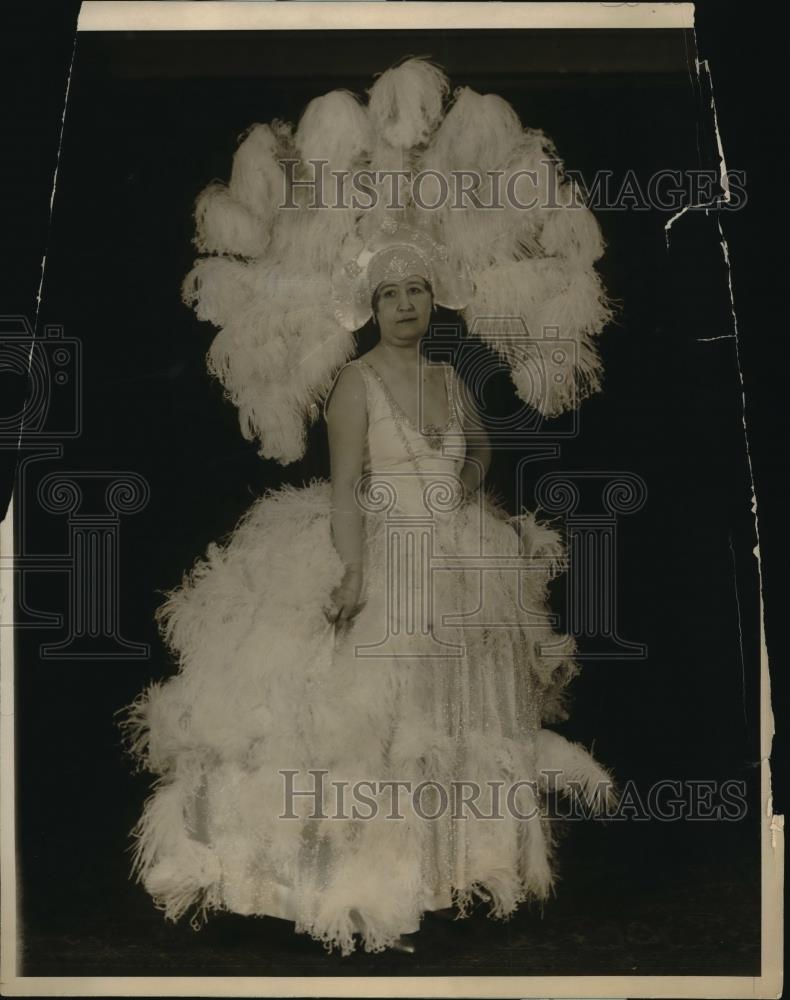 1926 Press Photo Norrie Seller at Beaux Arts Ball at Astor Hotel in NYC - Historic Images