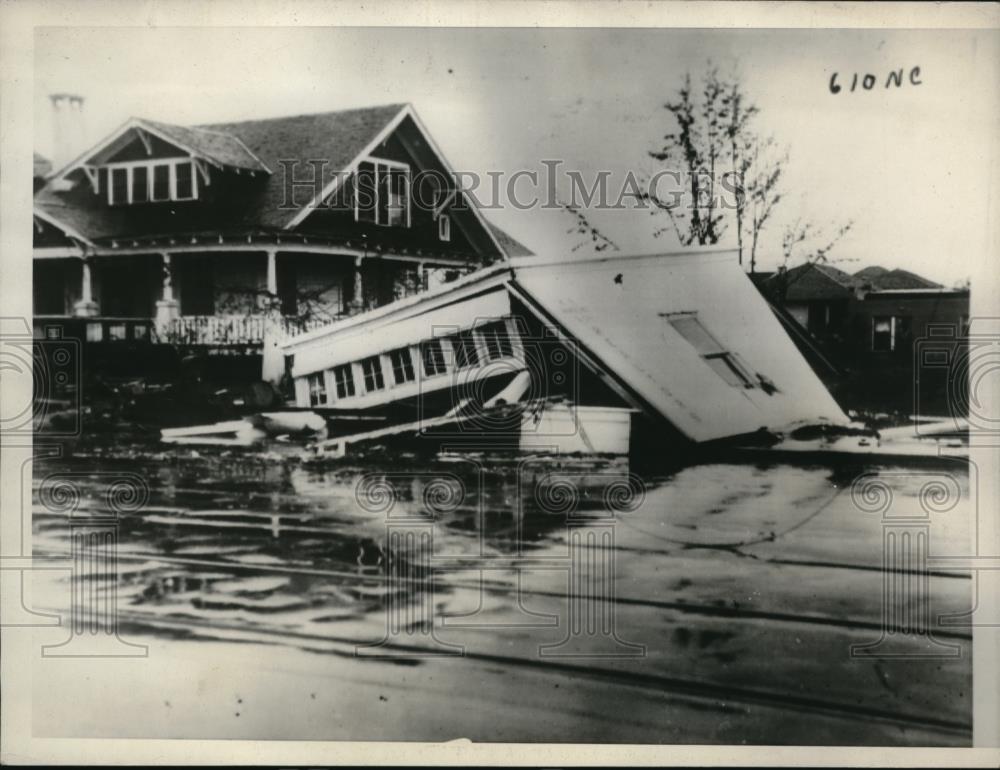 1933 Press Photo Scene in Florida after the hurricane - Historic Images