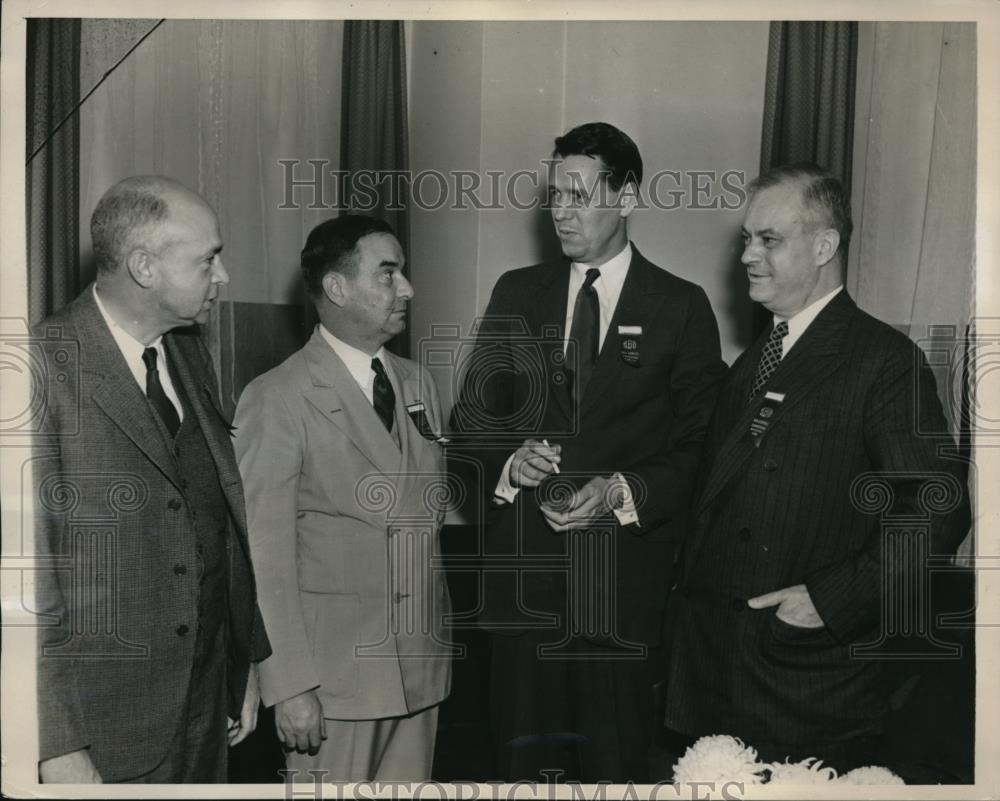 1938 Press Photo New York Bankers Attend Houston Convention - Historic Images