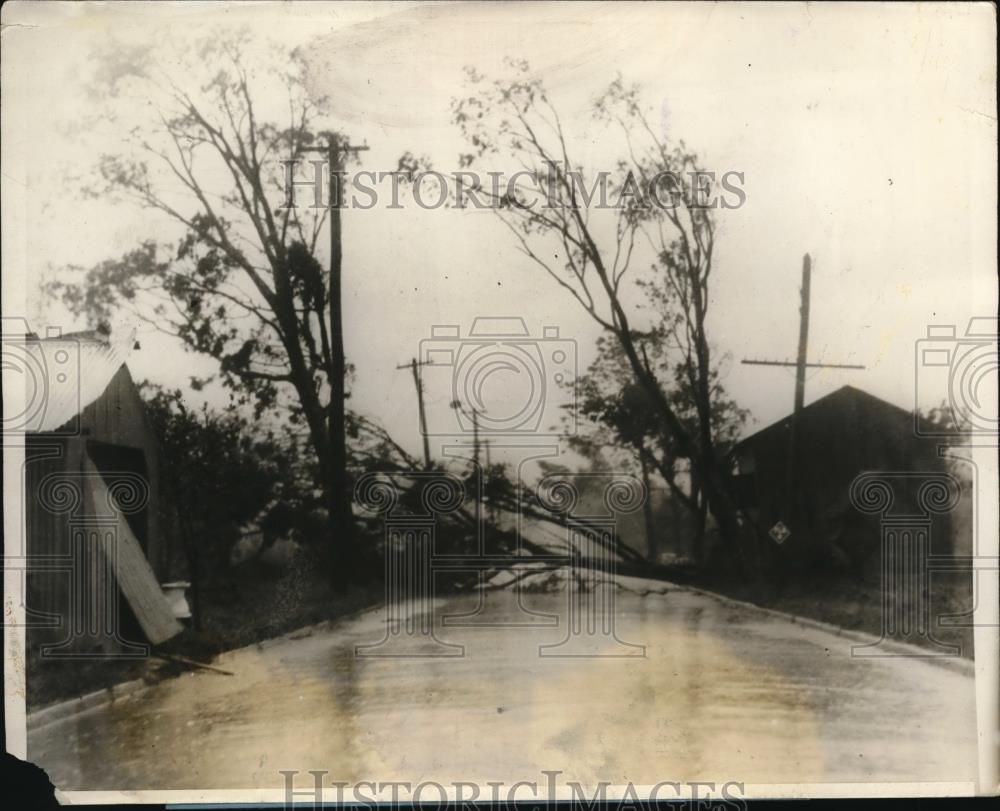 1928 Press Photo Hurricane sweeps over the Florida coast - Historic Images