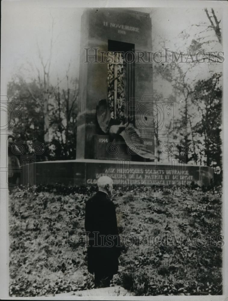1922 Press Photo Compiegne Forrest monument in France - Historic Images