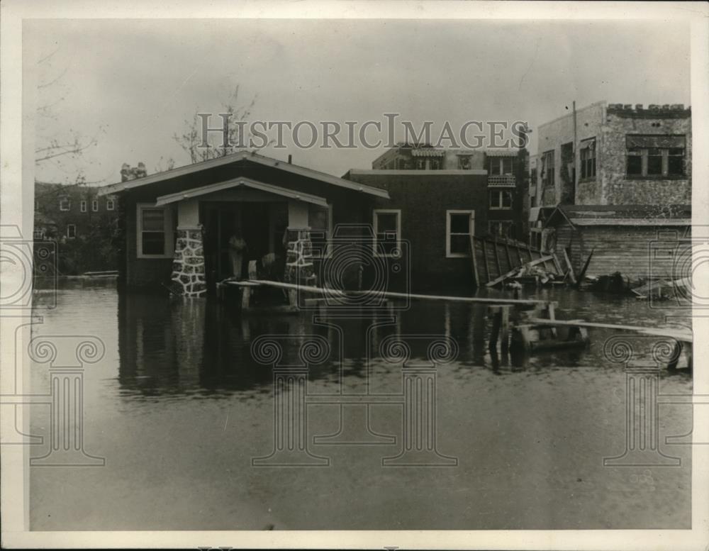 1926 Press Photo Aftermath of Cyclone in Florida - Historic Images