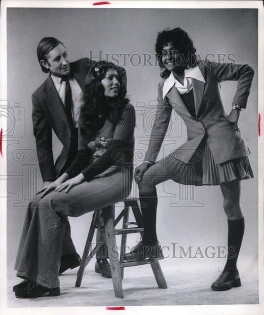 1972 Press Photo Ron Newell, Patti McCready, and Bonnie Huffman - Historic Images