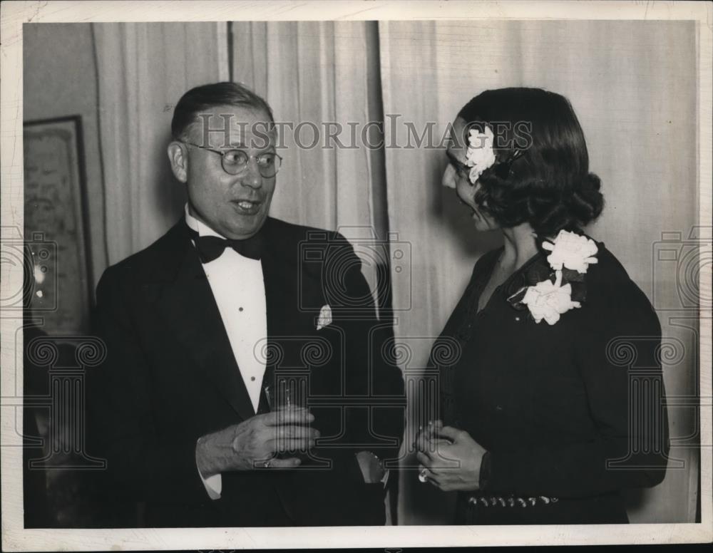 1937 Press Photo Rudolph Rugwall And Jessie Semple - Historic Images