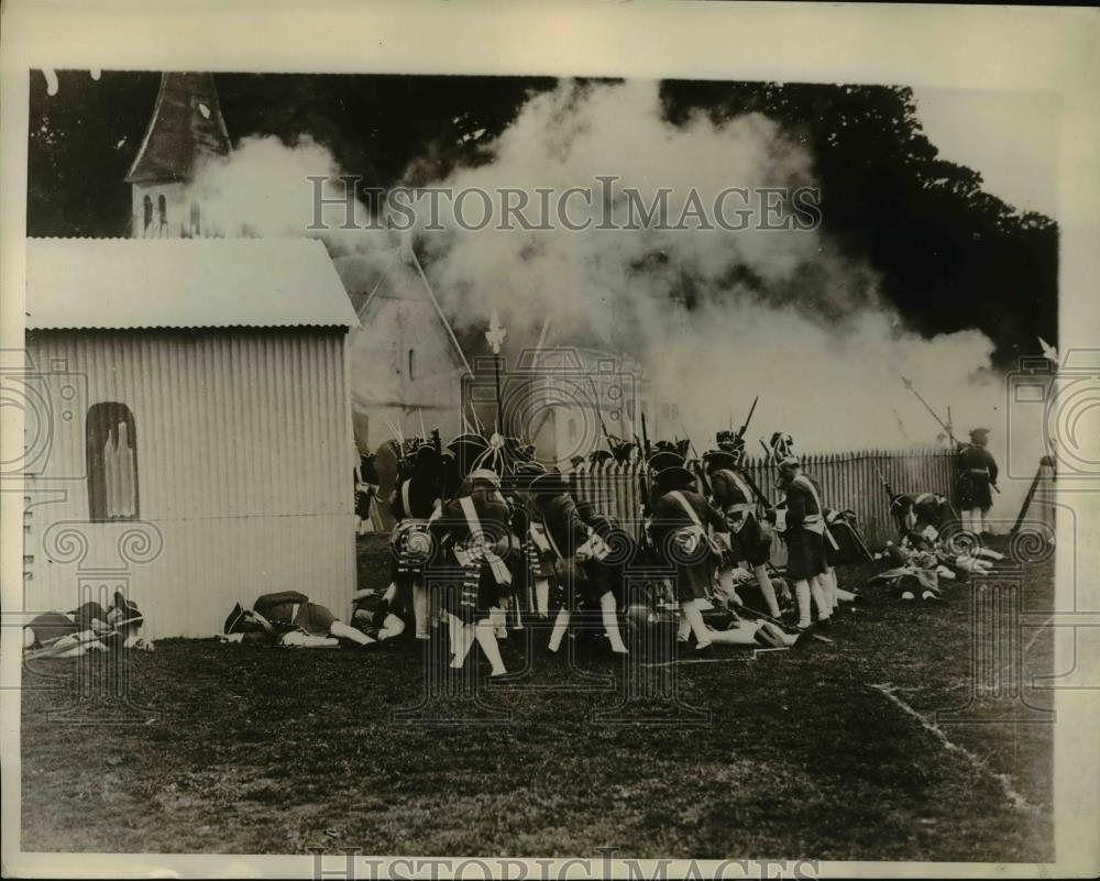 1929 Press Photo British Army at Searchlight Tattoo rehearsal - Historic Images