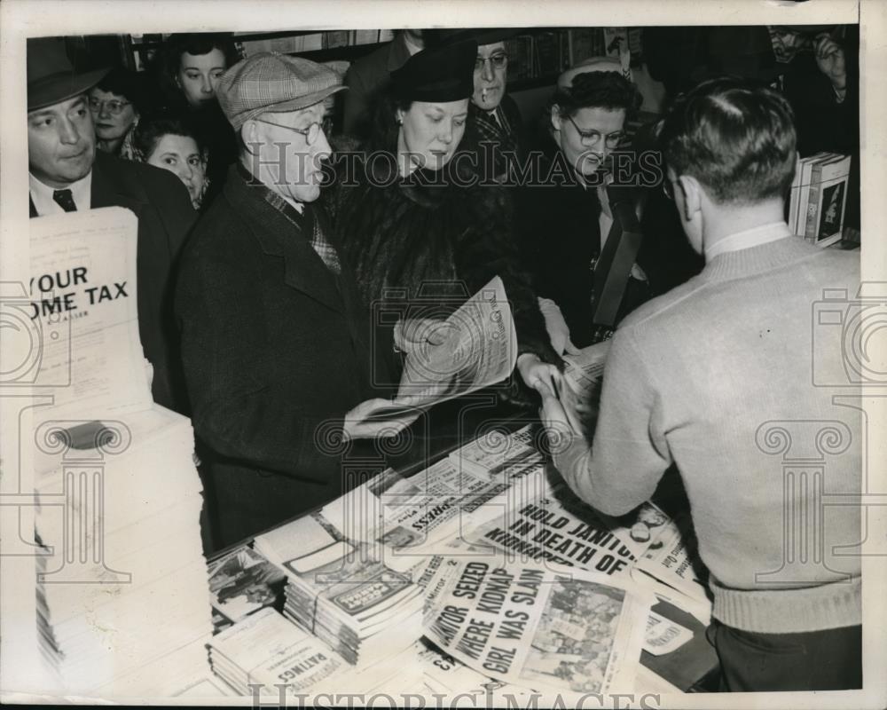 1946 Press Photo Cleveland Since the city&#39;s daily newspapers are on strike - Historic Images