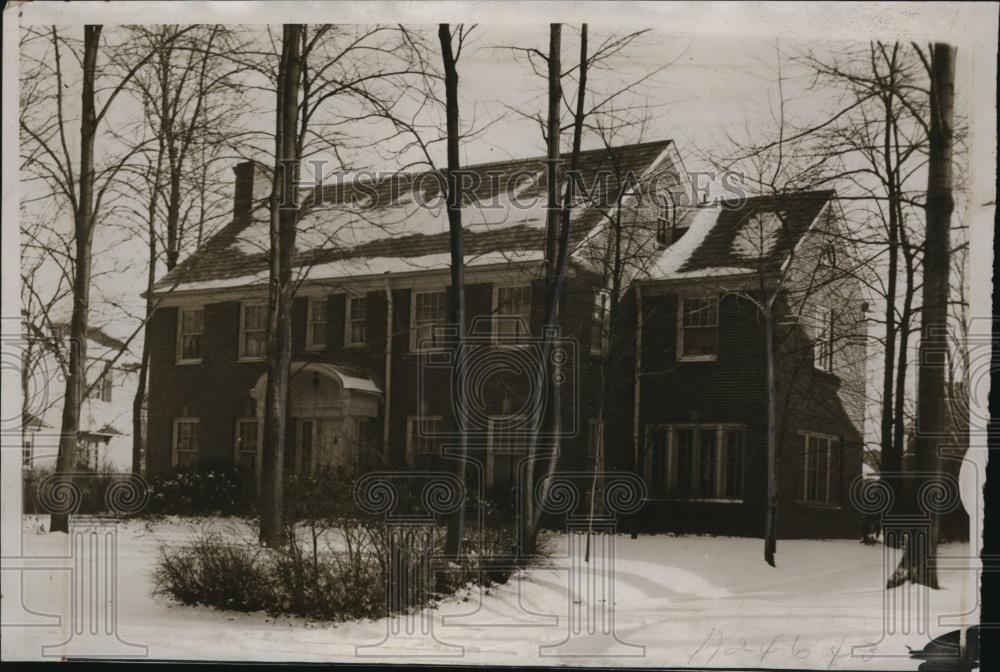 Press Photo Newcomb Home - Historic Images