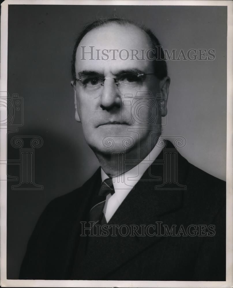 1953 Press Photo Frank D. Newbury Writer - Historic Images