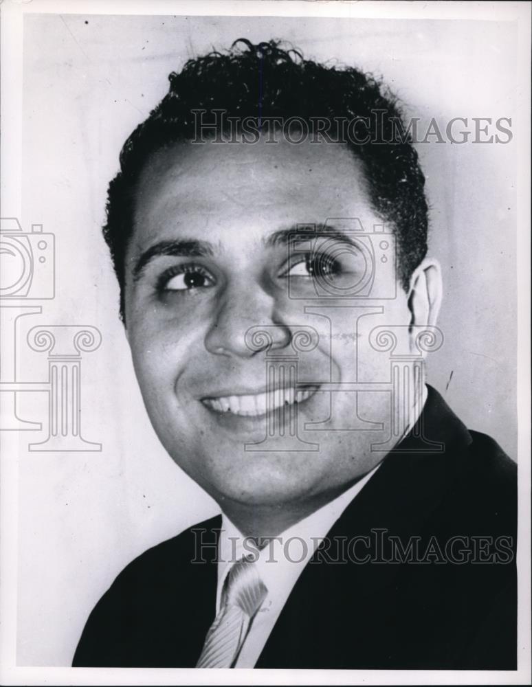 1961 Press Photo Savario Saridia Singer - Historic Images