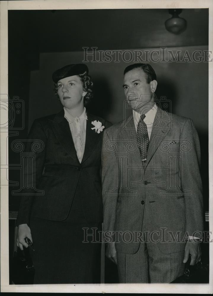 1938 Press Photo Barbara Statler divorces hotel heir Ellsworth Statler - Historic Images