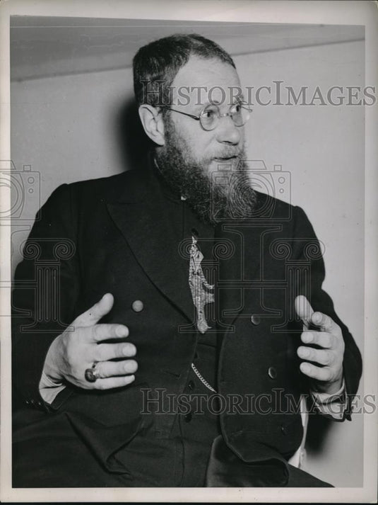1937 Press Photo Bishop Pierre Pallais - Historic Images