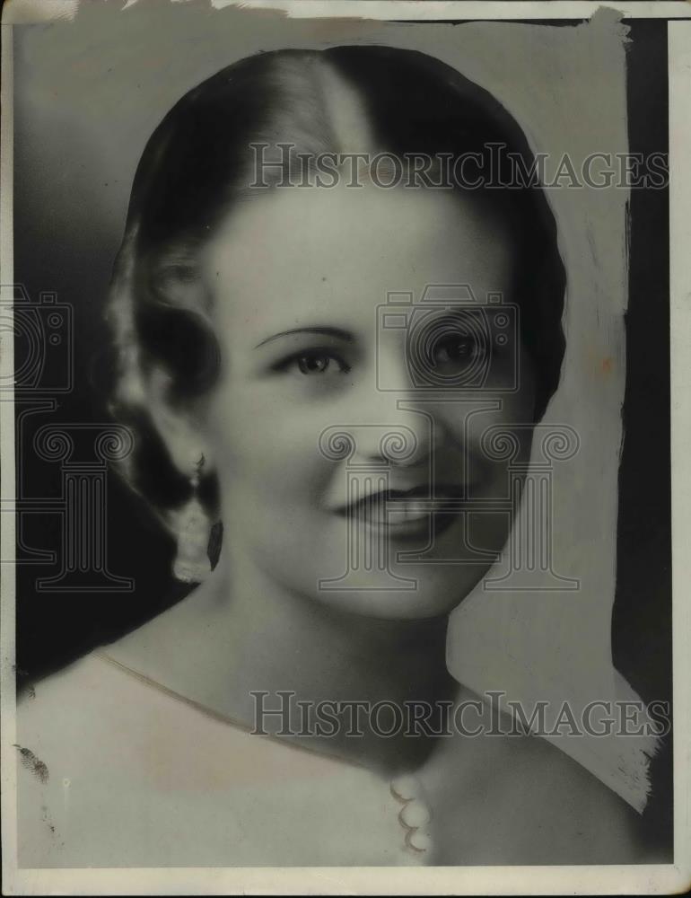 1933 Press Photo Miss Nell Daniel - Historic Images