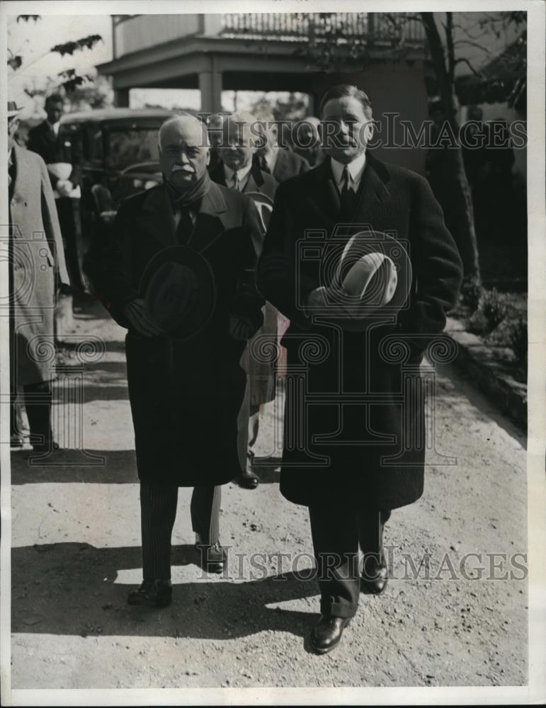 1933 Press Photo High officials attend Doak funeral - Historic Images