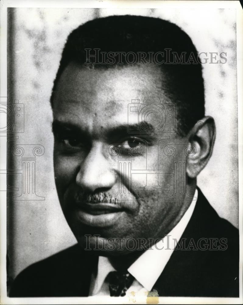 1968 Press Photo Dr. Roy Nichols , Bishop of the United Methodist Church. Shown - Historic Images