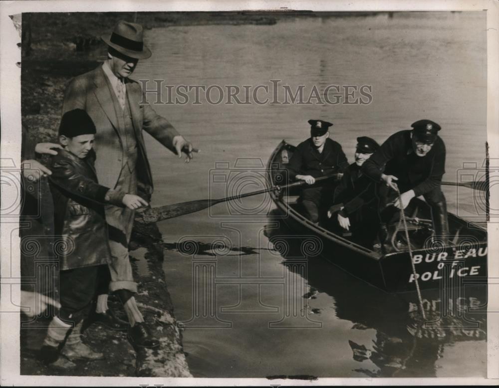 1937 Press Photo James Brady confesses to drowning pal John S. Tighe in river - Historic Images