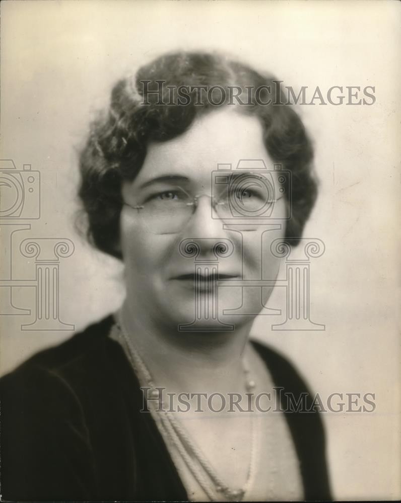 1934 Press Photo Miss Jane Barkentin, Detroit, Michigan. - Historic Images