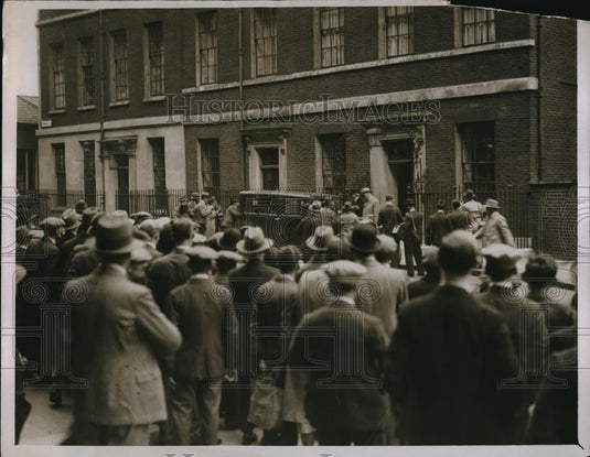 1931 Press Photo Ramsay MacDonald of National Government at Buckingham Palace - Historic Images