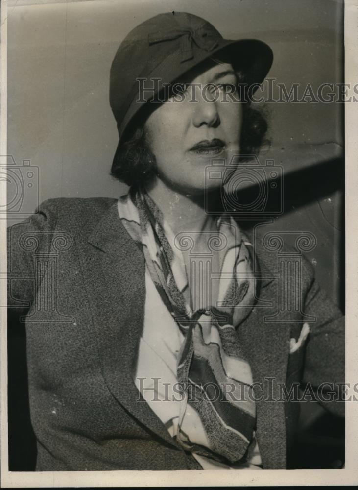 1933 Press Photo Mrs Dorothy Funk Clark, her former husband, James Clark sues - Historic Images