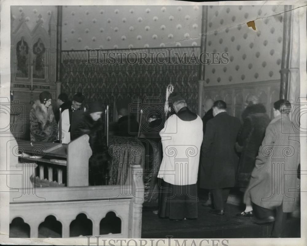 1930 Press Photo Reverend Charles Charles P. Anderson Bishop Chicago St. James - Historic Images