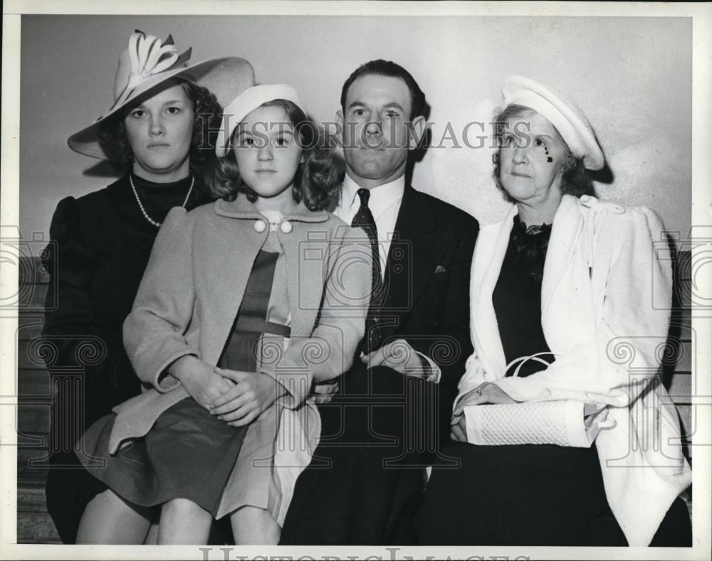 1939 Press Photo Sarah Rogers, C Brown, Joe Wilsonm Mrs Pearl Brown of Calif - Historic Images