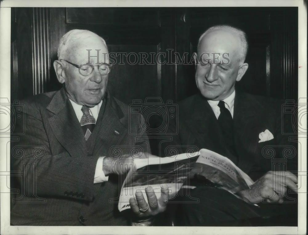 1952 Press Photo Former Asst. Sec. of State Summer Wells, and William H. - Historic Images
