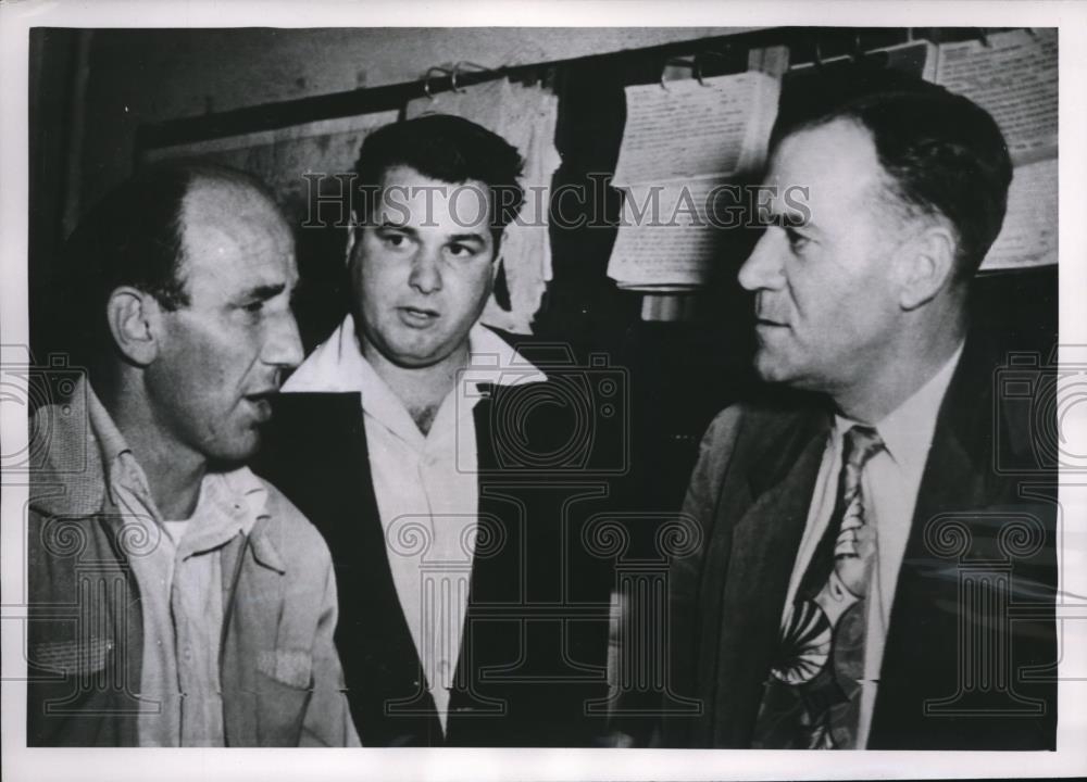 1952 Press Photo Louis Edmund Blair, Rudy Hoganson and William Driscoll in Reno - Historic Images