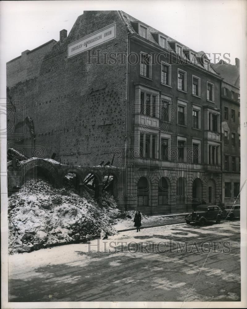 1948 Press Photo The headquarters building of the Christian Democratic Union of - Historic Images