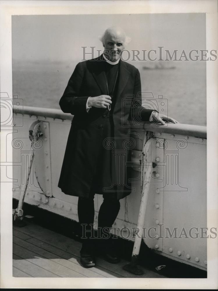 1938 Press Photo Rev. Hewlett Johnson secretly marry Miss Nowell Mary Edwards - Historic Images