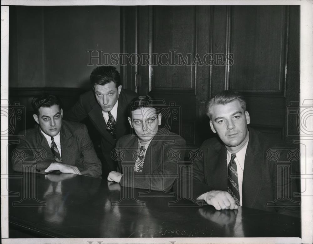 1947 Press Photo David Sinnenberg Alex Shapiro Morbis Jachob Bruno Austin - Historic Images