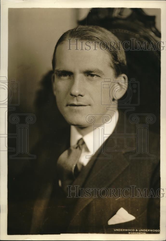 1927 Press Photo Andor de hertelendy Sec of Hungarian delegation in DC - Historic Images