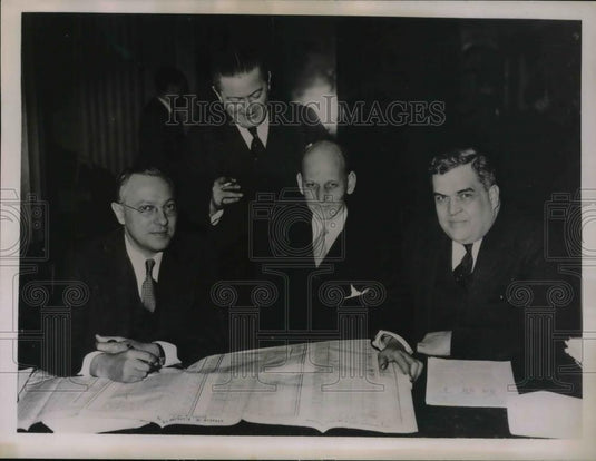 1936 Press Photo Paris Representatives of 43 nations attended the International - Historic Images