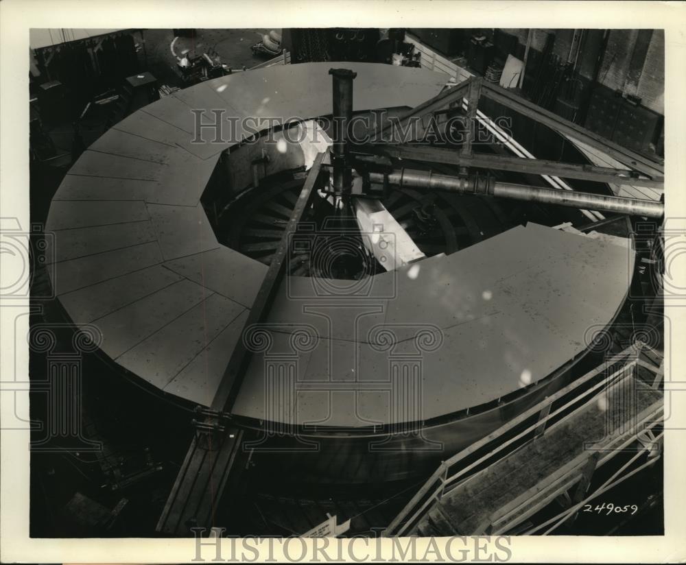1938 Press Photo Westinghouse Electric Mfg. Co. Camouflages Largest Telescope - Historic Images