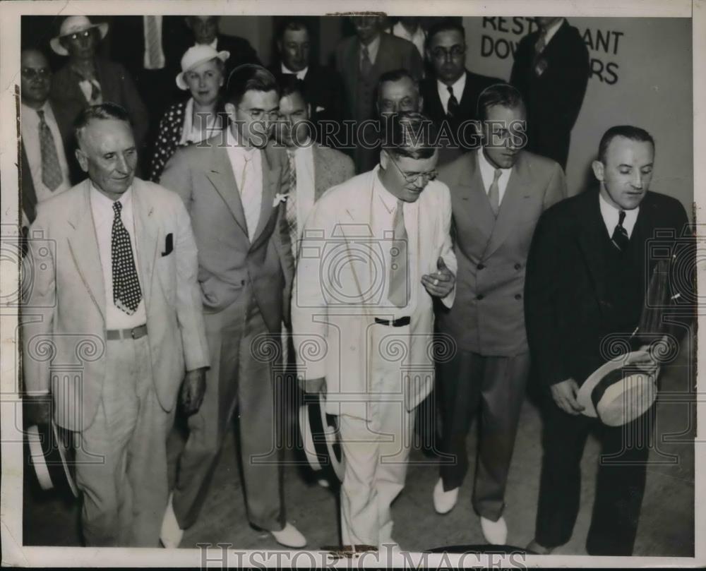 1938 Press Photo Minneasota delegation determined to contest Dem Nat Committee - Historic Images