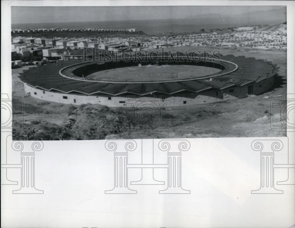 1958 Press Photo Aerial view of Vistar Mar School in Daly, California - Historic Images