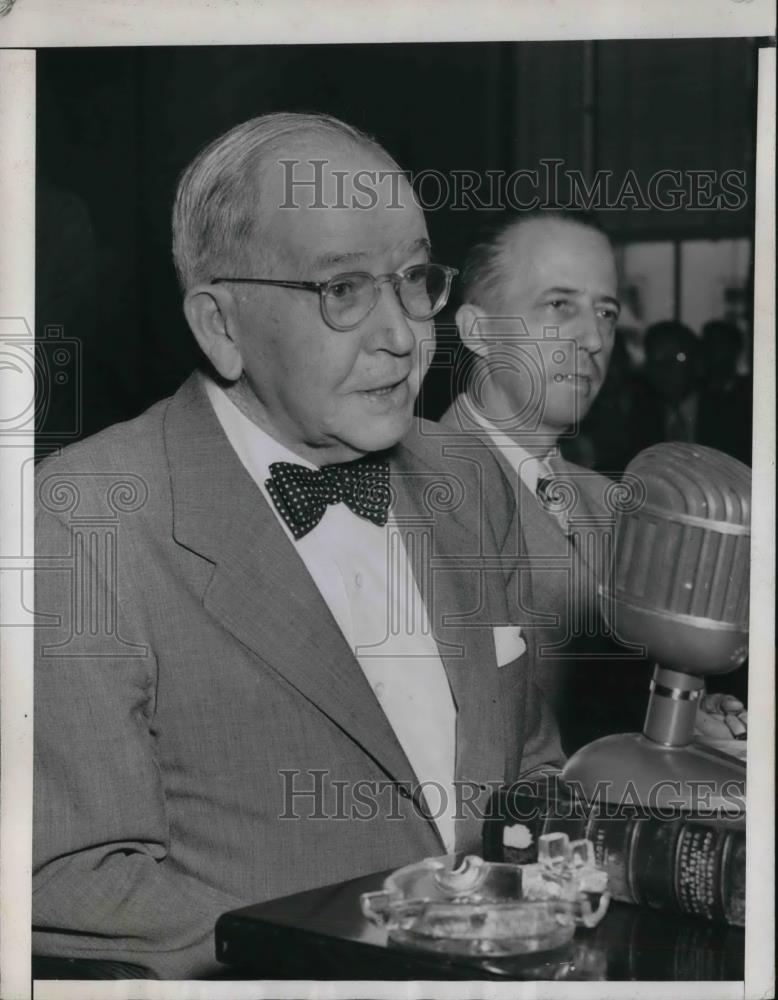 1946 Press Photo Edward O&#39;Neal As OPA Decontrol Board Hearings Opened - Historic Images