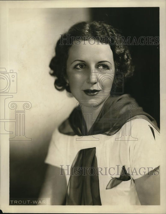 1938 Press Photo Mrs WL Harmon - Historic Images