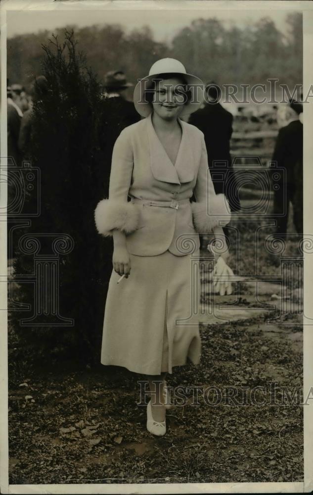 1931 Press Photo Miss Jane Williams at DC horse show - Historic Images