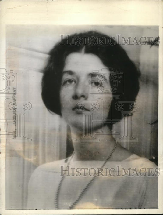 1936 Press Photo New York City Mrs Jaques Raffray Friend of Mrs Wally Simpson - Historic Images