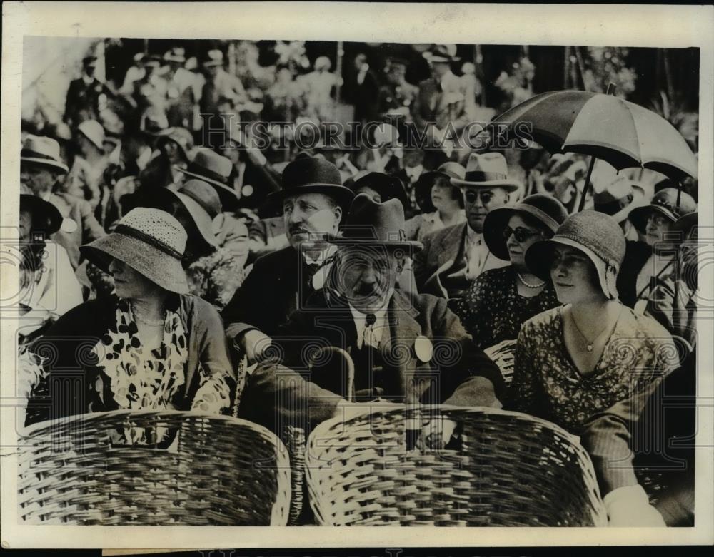 1931 Press Photo J. Ramsay MacDonald with daughter, Isabel in London, England. - Historic Images