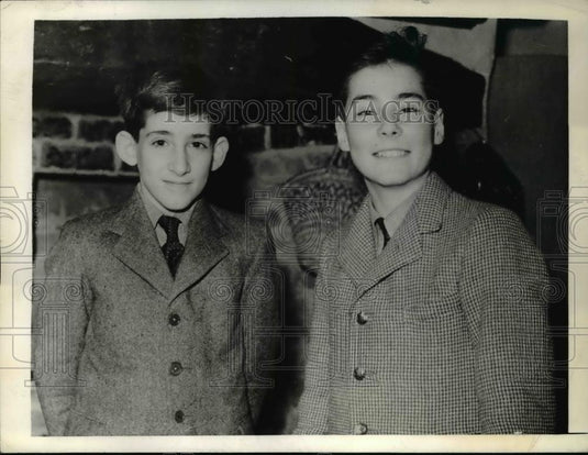 1941 Press Photo Princes Andrew & Tomislav of Yugoslavia in England for Easter - Historic Images