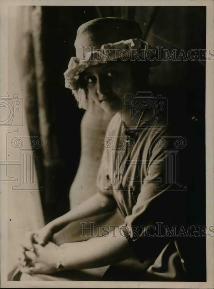 1919 Press Photo Miss Pessoa daughter of Brazilian president - Historic Images